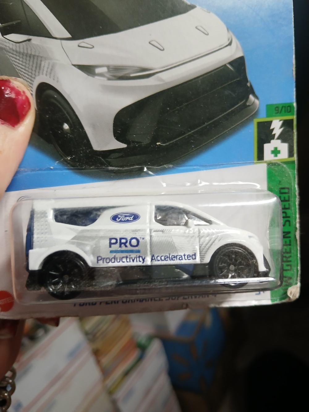2024 Hot Wheels Ford Performance Supervan 4 in white from the HW Green Speed ser